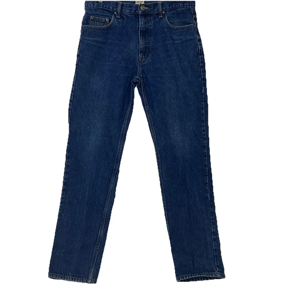 Red Head Denim Blue Jeans Classic Bass Pro Shop Pants Men 34x34 Measures 34x33 - Picture 1 of 9